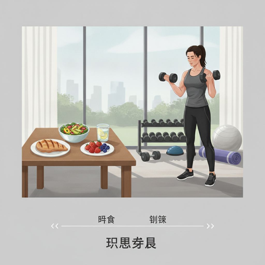 合理饮食与训练，塑造理想身材
